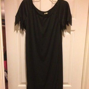 Witch Vampire Goth Halloween Black Dress Costume